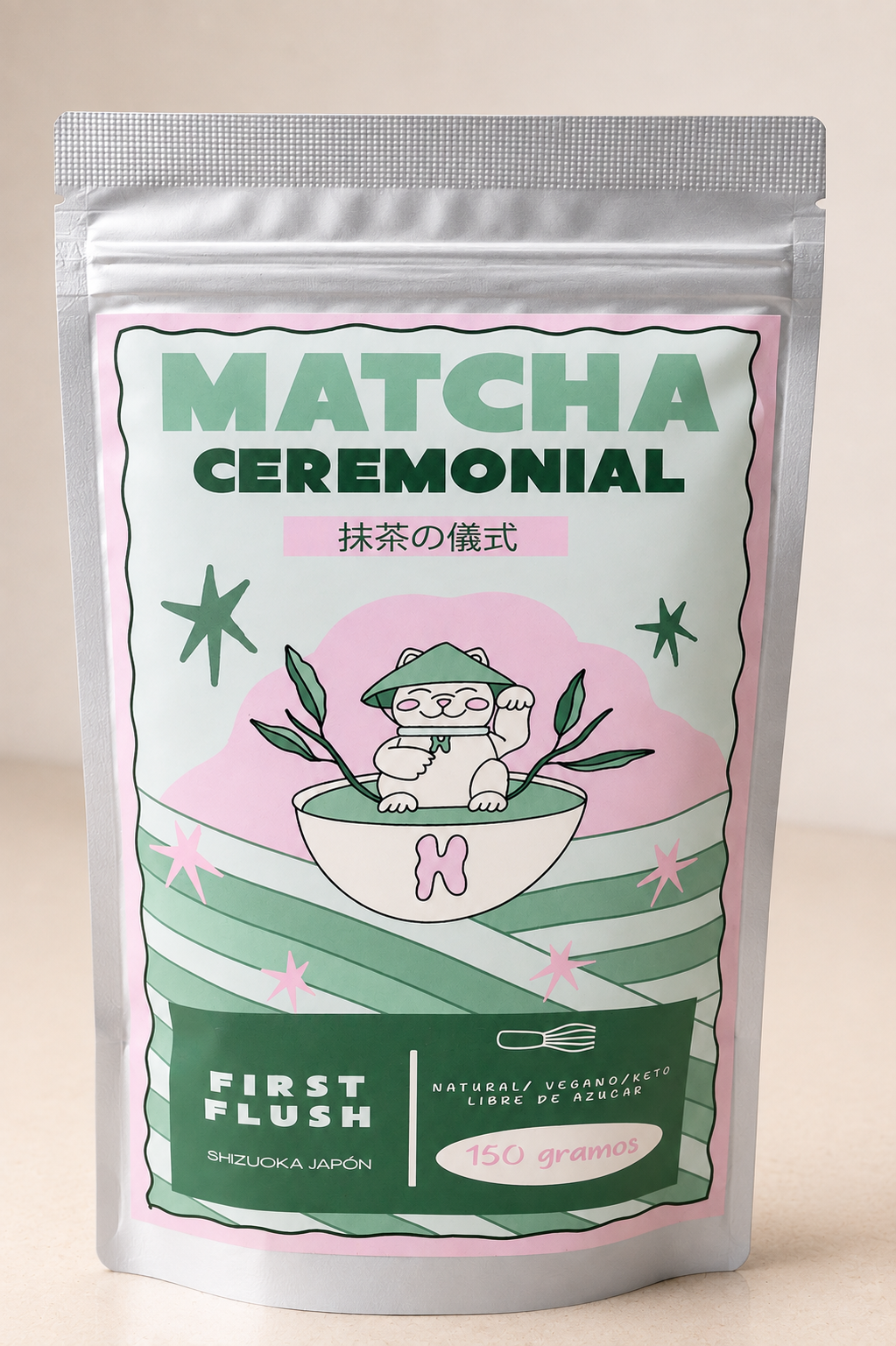 MATCHA CEREMONIAL 150 GRAMOS.