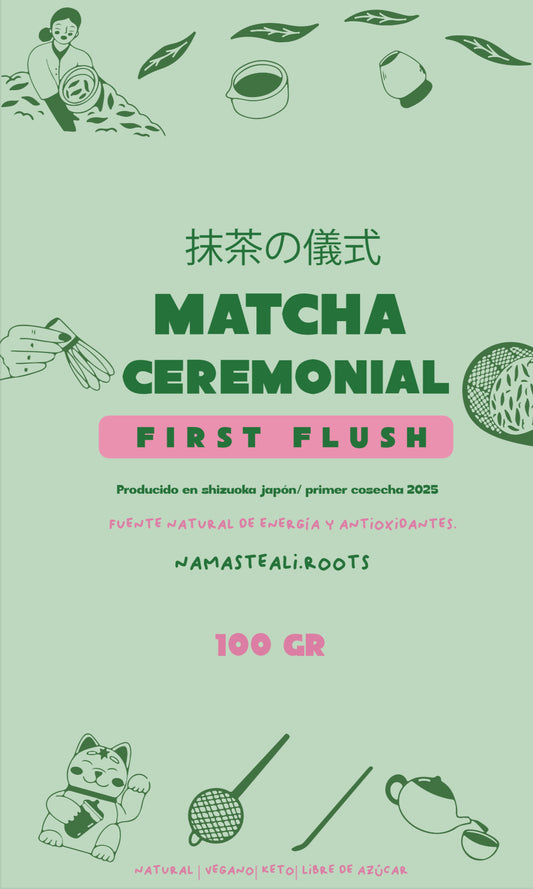 POLVO MATCHA CEREMONIAL 100 GRAMOS