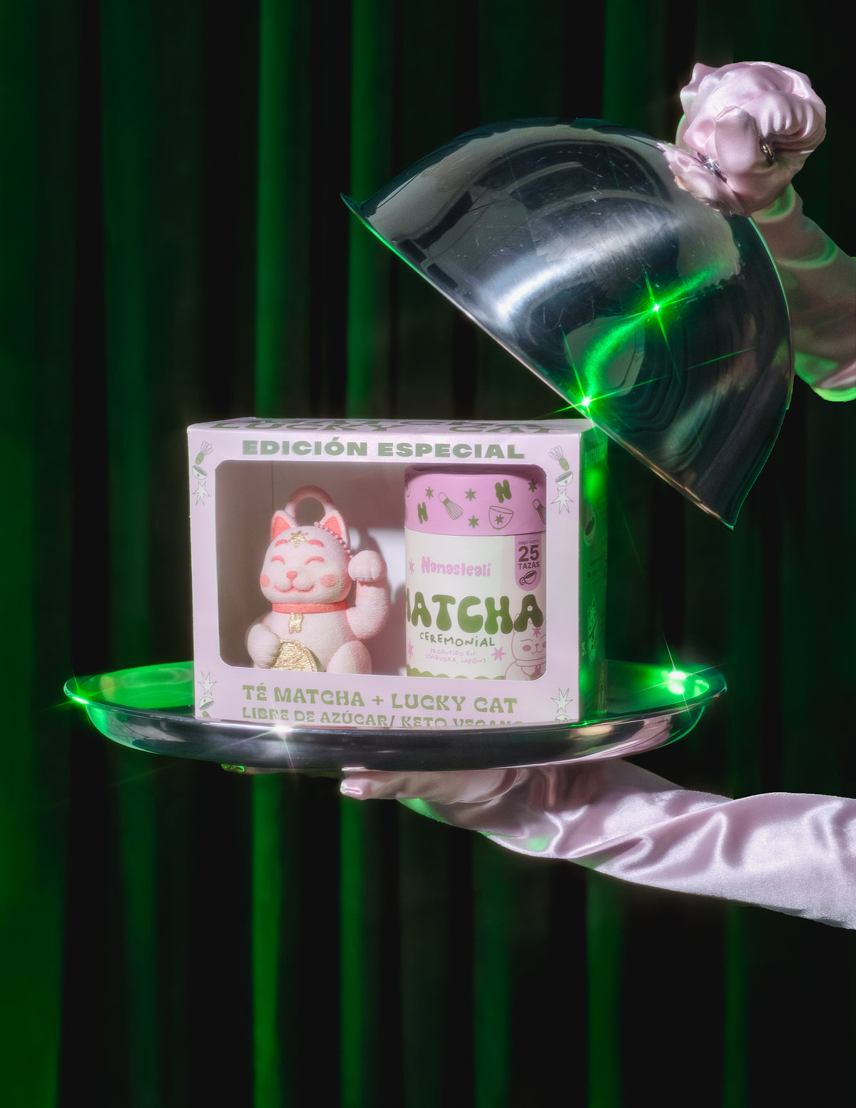 EDICIÓN ESPECIAL MATCHA 100 GRAMOS + LUCKY CAT.